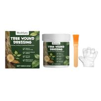 100g Natural Tree Wound Dressing Bentonite Formula with Brush for Trimming Grafting Protection Easy Apply Smooth Coverage I0P0