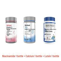 Nott.Land Niacinamide, Calcium VD & Lutein Vitamins for Teens & Adults - Official Product