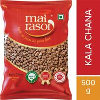MAI RASOI Kala Brown Chana 500 g Pouch Unpolished Protein Rich Chickpeas For Curry Soup Salad And Meal Recipes