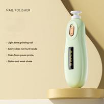 Electric Baby Nail Trimmer Safety Child's Baby Nail Grinder 6 Grinding Heads Silent Newborn Nail Clippers Manicure Tool Set