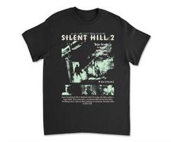 Silent Hill 2 Videogame Black Retro Gaming TShirt Tee Men Women Holiday Casual Short Sleeve Tee Top Loose Tshirt S įvairiaspalvis