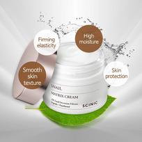SCINIC Snail Matrix Cream 120ml white