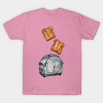 T Shirt Women Toast And Toaster Harajuku Print Kawaii Tshirt Summer Short Sleeve Female T-Shirt Top Tee S