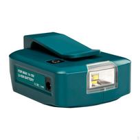 ADP05 USB adapteris LED darbo lemputė žibintuvėlis 14-18V pakeitimui nešiojamas energijos šaltinio keitiklis