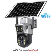 LS VISION 4G / WiFi Saulės Kamera Dvigubos Lęšiai Lauko 8MP 4K Mažos Energijos Baterija IP Kamera PIR Naktinis Matymas V380 Pro CCTV Saugumo Apsauga WiFi Cam