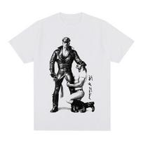 Tom of Finland Vaikino Marškinėliai Gėjų Policininkai Medvilniniai Vyriški Marškinėliai Naujas TEE MARŠKINĖLIAI Moteriški Viršutiniai Drabužiai Unisex S