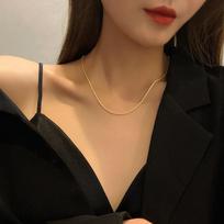 Women Necklace Chain Choker Necklaces Thin Chain On The Neck Minimalist Pendant Jewelry Gifts Chocker Collar For Girl