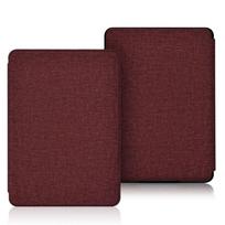 7 colių elektroninio skaitytuvo dėklas, skirtas „Kindle Paperwhite 2024 12th Gen“ / „Colorsoft Signature Edition“ Wine Red
