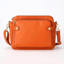 Stylish Beige Crossbody Bag with Multiple Compartments Adjustable Strap, Zippered Pockets, Travel Bag Crossbody Zippered Bag oranžinė