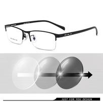 Photochromic Sunglasses Chameleon Lens Myopia Blue Light Blocking Men's Computer Glasses Game for Sight +0.50 +0.75 +175 +2.5 +6 0