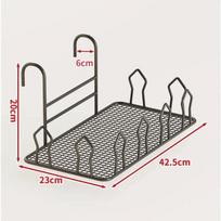 Metal Balcony Shoe Drying Rack Multi Functional Hanging Drying Rack  Apartment juoda