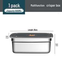 Customizable Stainless Steel Fresh-Keeping Food Grade Lunch Box with Lid