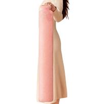 Reusable Extra Long Hot Water Bottle Removable Leak-proof Water-filled Waist Warmer 78cm 2.3L Warm Water Bag Gifts rožinė