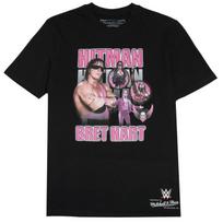 Mitchell & Ness Shirt - WWE LEGENDS Bret Hitman Hart L juoda