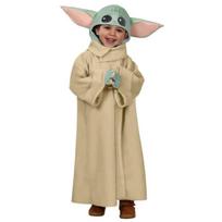 Baby Yoda Costume for Kids Role Play Outfit Beige/Green 110cm Cosplay Halloween Party 110 cm