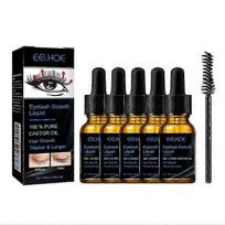 1-5x Organic Castor Oil for Eyelashes Eyebrow Hair Growth Body Care Oil 2PCS