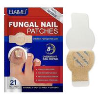 oenail Fungus Patch Waterproof Nail Repair Patches Nail Ingrown Correction Stickers 1/2/3/4/5Pcs for Discolored Or Damaged Nails 1Bag