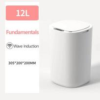 „Smart Sensing“ šiukšliadėžė Automatinė balta šiukšliadėžė Virtuvė Vonios kambarys Neperšlampama 12L elektrinė šiukšliadėžė 12L