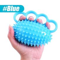 Hedgehog Grip Strength Ball Finger Exerciser Hand Fitness Device Elasticity Pressure Ball Hand Strength Training Tool mėlyna