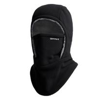 Fleece Balaclava Cycling Cap Cold-proof Windproof Warm Hood and Hat Thicken Thermal Ski Windproof Cap Women Men juoda