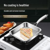 Yoshida Sho 3-Ply Stainless Steel Tamagoyaki Frying Pan