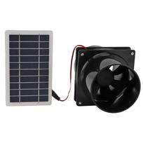 Saulės ventiliacijos ventiliatorius Išmetimo skydelis su ventiliatoriumi Energiją taupantis saulės ventiliatorius 12V ABS Didelio efektyvumo naminiams gyvūnams 10 W juoda