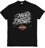 Harley-Davidson įkvėptas grafinis unisex marškinėlis su erelio ir kaukolės grafika S-3XL S