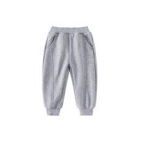 2026 Trendy Korean Half-Zip Stand Collar Hoodie for Babies - Thickened Spring/Autumn Outerwear 100cm