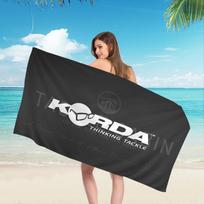 K-Korda Fishing Logo Bath Towel Microfiber Soft Water Absorbing Breathable For Girl Kids Decorative Cartoon Beach Towel W30*H60(CM)
