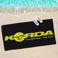 K-Korda Žvejybos Logotipas Mikropluošto Spausdinimo Paplūdimio Rankšluostis Kalnų Laipiojimas Joga Paplūdimys Plaukimas Bėgimas Sugeriantis Minkštas Rankšluostis W30*H60(CM)