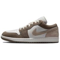 Jordan Air Jordan 1 Comfortable Low top Vintage Basketball Shoes Unisex Olive Gray 553558-046 44