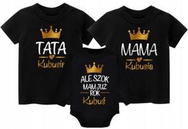Zestaw Na Urodziny Mama Tata Dziecko Roczek R. 86