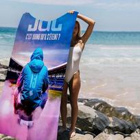 Rapper JuL Music Album Cover L-LOL Printed Beach Towel Mountain Climbing Yoga Beach Swimming Running Absorbent Soft Towel W30*H60(CM)