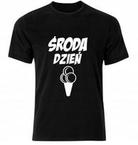 Koszulka S&S Męska Czarna Środa Dzień Loda