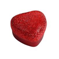 LED Light Ring Box Storage Valentine Gift Packaging Box Heart Shape Gift Boxes  Birthday raudona