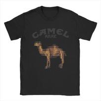 2026 New Summer Vintage Camel Mirage Band Print T-shirt Short Sleeve Streetwear Men's and Women's T-shirt Men's Top S įvairiaspalvis