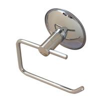 Silver Suction Cup Roll Paper Holder Rust Proof Stainless Steel Wall Mount Bathroom Roll Paper Holder Space Saving Wall Mounted sidabras