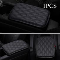 Car Armrest Box Mats Memory Foam Vehicle Arm Rest Box Pads Leather Center Console Covers Styling Interior Accessories juoda