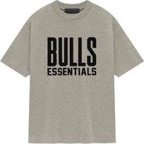 Fear of God Essentials x NBA Chicago Bulls Tee Black White Unisex Tops 125AL244104F M