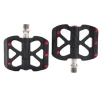 TESNO Dviračio pedalai Anglies pluošto pedalas 3 guoliai Itin lengvi MTB plento dviračio Titaniniai neslystantys Greito atleidimo 14 mm Universalus sriegis juoda