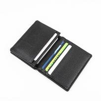 Genuine Leather Business Card Holder Name Card Case Credit Card Wallet for Men & Women juoda