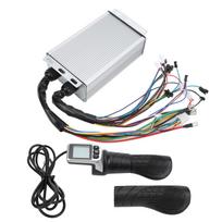 36V 48V 1500W Brushless Controller and 124DX LCD Half Twist Throttle Set for Electric Scooter