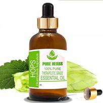Grynos žolelės Apyniai (Humulus lupulus) Gryno ir natūralaus terapinės klasės eterinio aliejaus stiklinė 5 ml