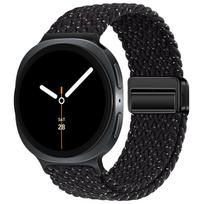 Magnetinis nailoninis pintas Solo Loop dirželis, tinkantis Samsung Galaxy Watch 8 40mm/44mm, Galaxy Watch 8 Classic 46MM dirželis Correa Galaxy Watch 8 40mm