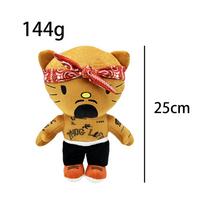 Hello Kitty Tupac galvos juosta lankelis pliušinė lėlės figūrėlė minkšti žaislai mielos berniukų mergaičių gerbėjų kolekcijos dovanos