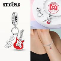 Raudonas Mielas Gitaros Natos Uolienos Karoliukas Vario Tikras Karoliukas Tinka Tikriems Apyrankėms Su Pakabukais Karoliukų Papuošalai Dovana Moterims
