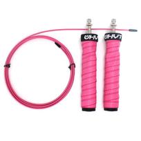 Jump Rope Crossfit Skipping Ropes Pro Ball Bearings Anti-Slip Handles Sports Weighted Training rožinė
