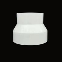 Išmetimo vamzdžio reduktoriaus adapteris ABS Baltas 110-100/150-100/200-150 Kintamo skersmens ventiliacijos vamzdžių jungiamieji elementai Namų techninė įranga