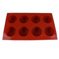 Professional Silica Gel Cake Mould Baking Tool 6-Cavity Flexible Small Dim Sum Mould Round Candy Chocolate Mould Home Baking
