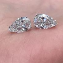 Classic Fashion Water Drop Crystal Little Stud Earrings for Women Luxury Temperament Korea Earring Simple Bride Party Zircon varis